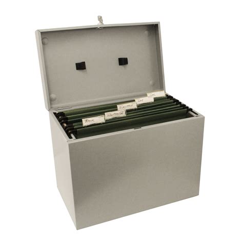 steel document box|metal filing box tesco.